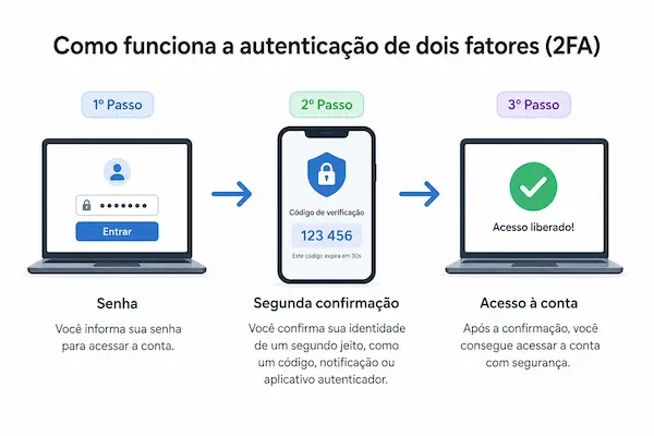 como funciona a autenticação de dois fatores
