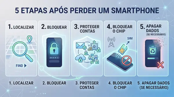 O que fazer quando perder o celular