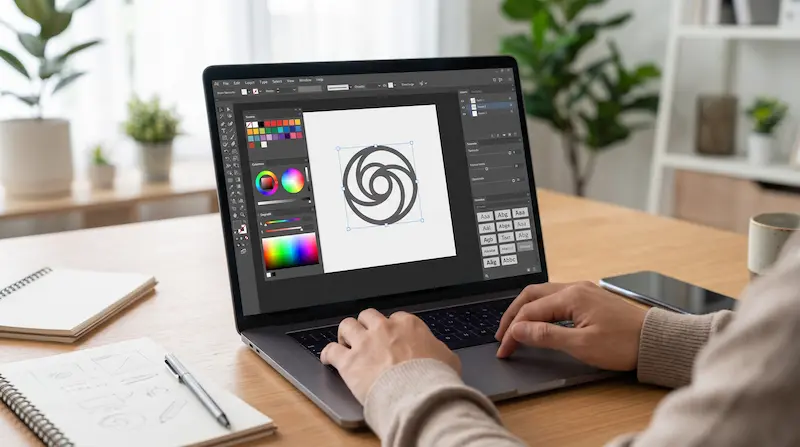 Exemplos de propostas de logotipos de como criar um logo com ia grátis para comparar antes de escolher 